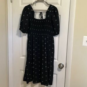 Black and Floral Ava and Viv Dress